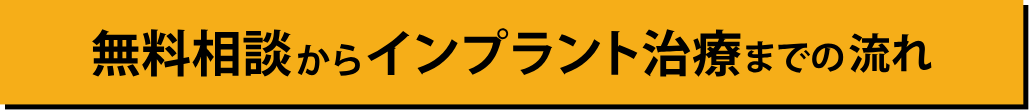 無料相談からインプラント治療までの流れ